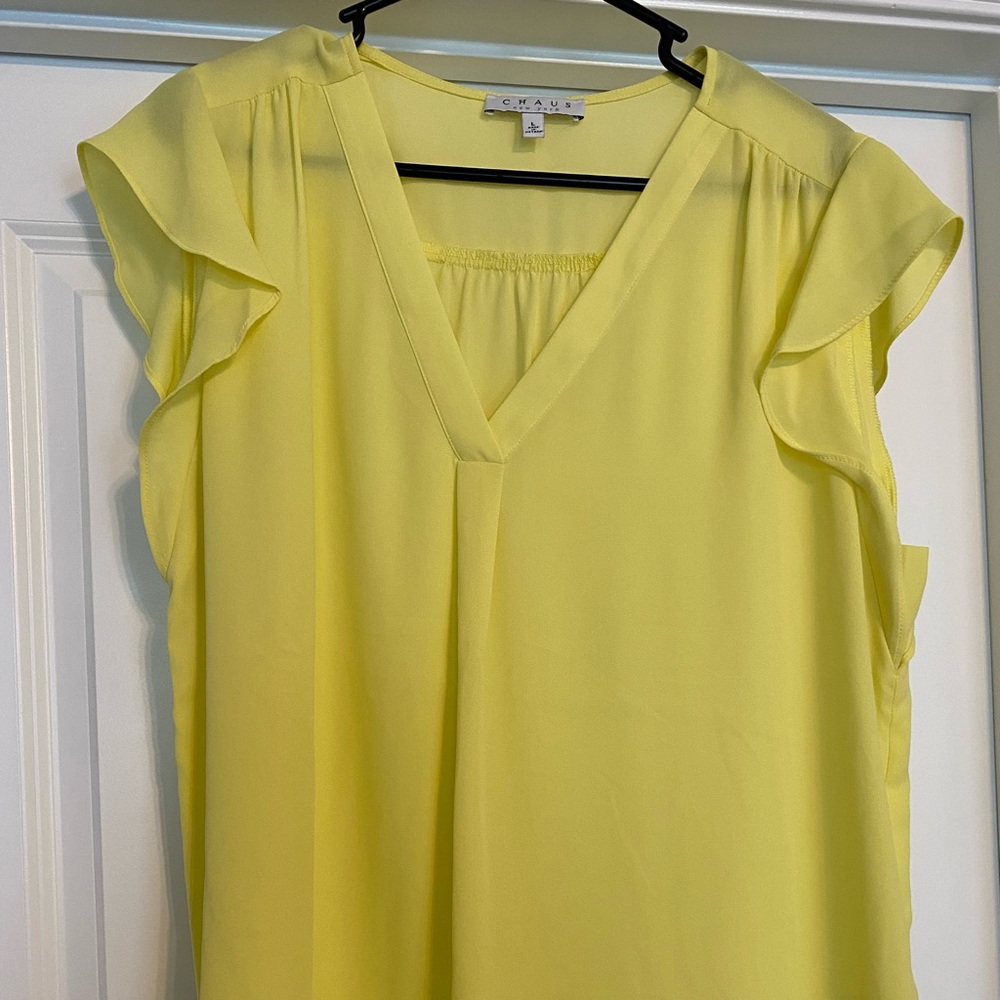 Yellow blouse